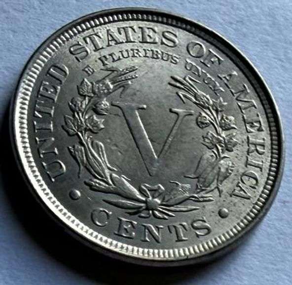 1906 Unc V Nickel