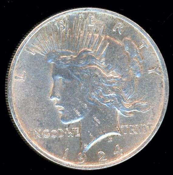 1924 Peace Silver Dollar