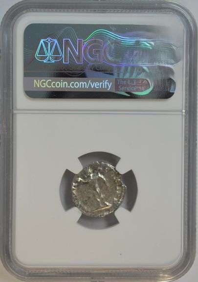 Lovely Septimius Severus Roman Silver Denarius, 193-211 AD. NGC XF