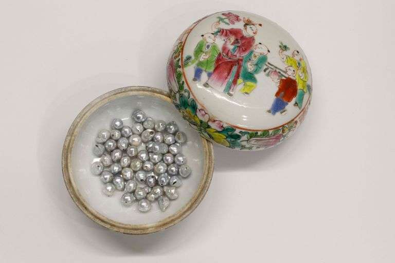 Pearls in an Antique Pot