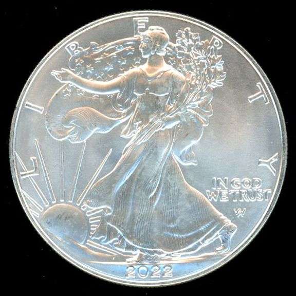 2022 BU 1 Ounce American Silver Eagle