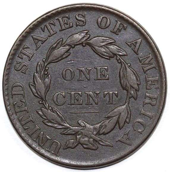 1827 Coronet Head Large Cent Classic Early American Copper Coin