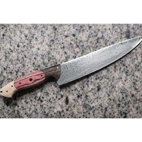 Damascus Style Knife High Carbon Stainless Steel