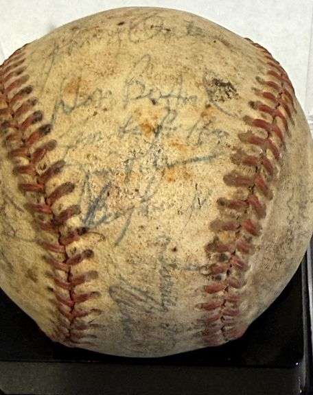 1970 Orioles Team Ball. World Champs. Signed
