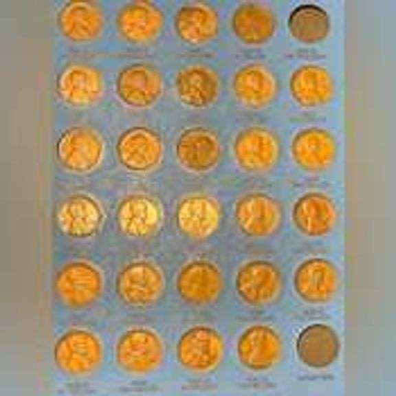 Mostly Complete Lincoln Set 1909-1940
