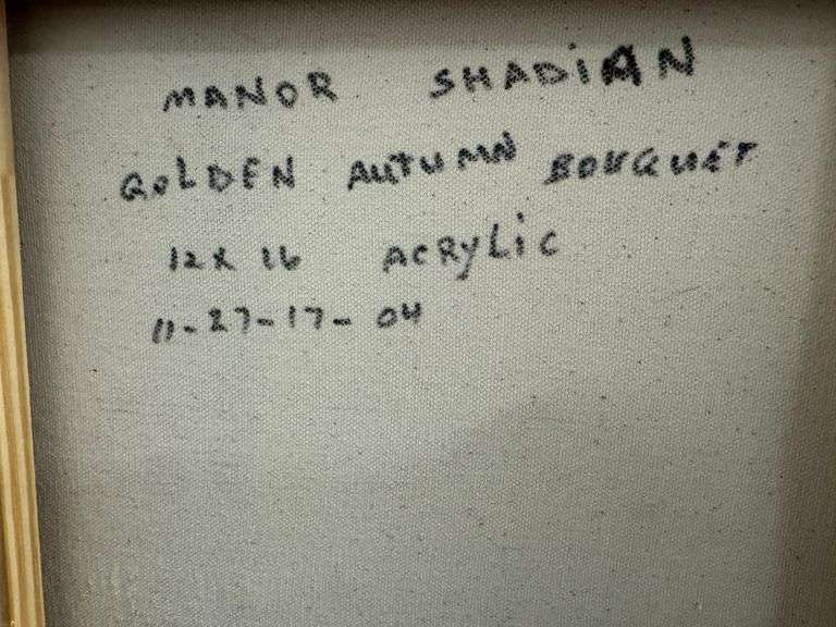 Exquisite Original Art By Manor Shadia- Manor Shadian Golden Autumn