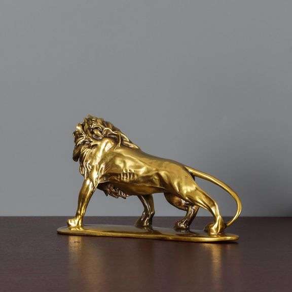 Solid Brass Lion