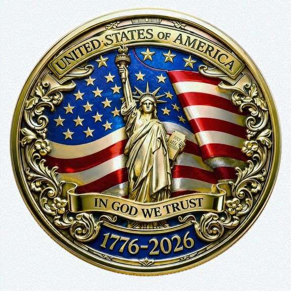 USA 250th Anniversary Commemorative Coin