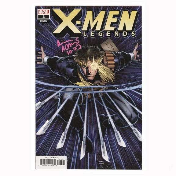 Autographed X-Men Legends #3 Comic Book Collectible