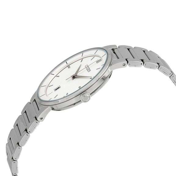Citizen Quartz White Dial Stainless Steel Men’s Watch