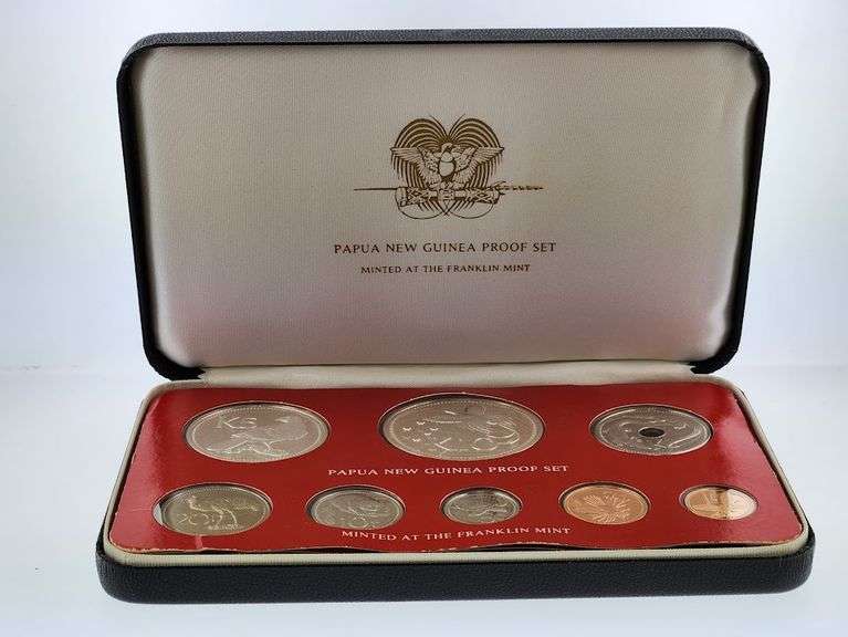 1976 Proof Coinage Of Papua New Guinea, Franklin Mint