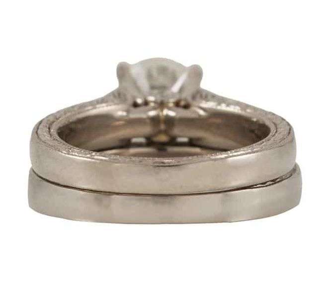 Scott Kay 2.54ctw Round Diamond Vintage Inspired Bridal Set in Platinum
