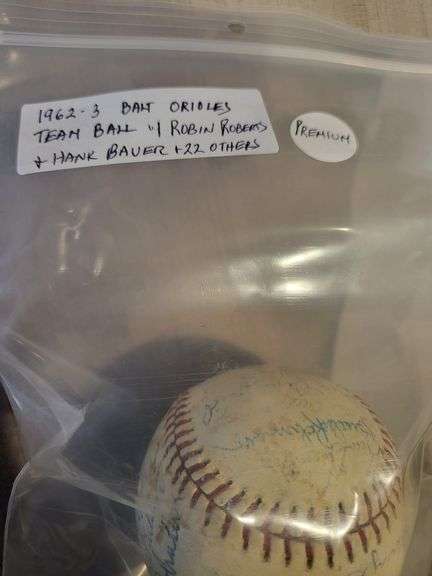 1962/3  Balt Orioles Team Baseball, Nice Ball!
