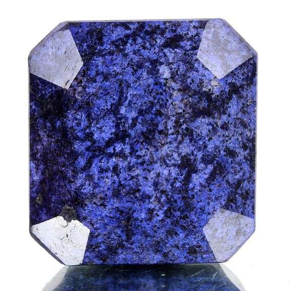 Magnificent Huge 1800 Ct Certified Midnight Blue Sapphire Solitaire