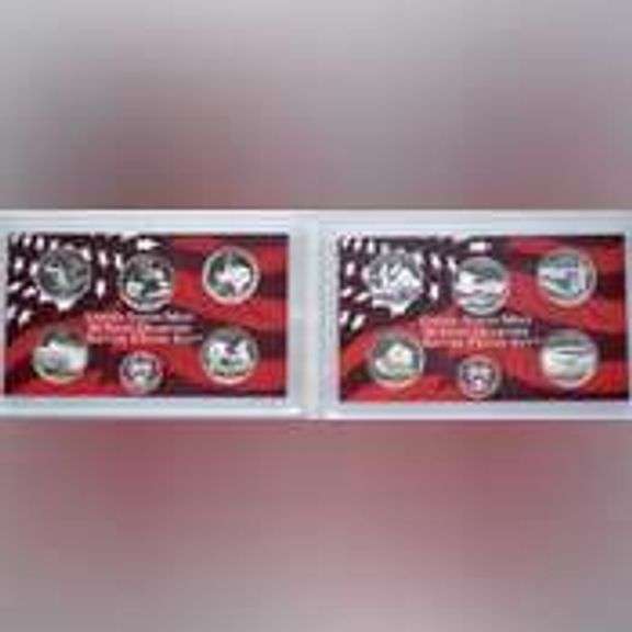 2004 & 2005 Silver Quarter Proof Sets