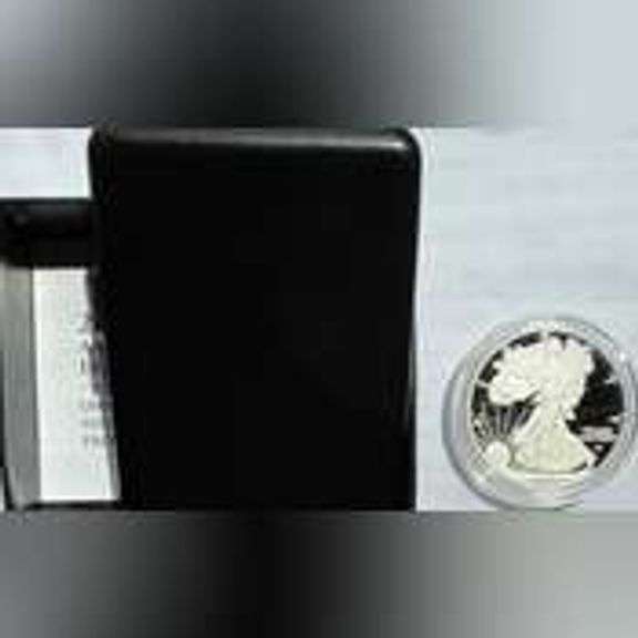 2024 W Proof Silver Eagle with Box & Paper