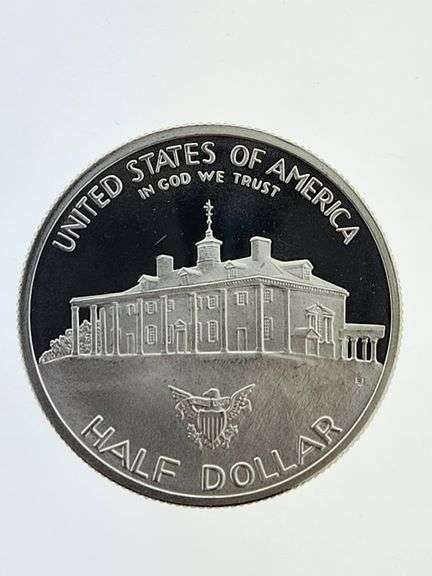 1982-S Proof George Washington Commemorative Half Dollar, 90% Silver