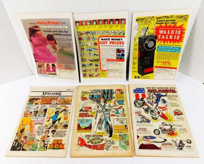 6 Marvel Comic Group Vintage Comic Books