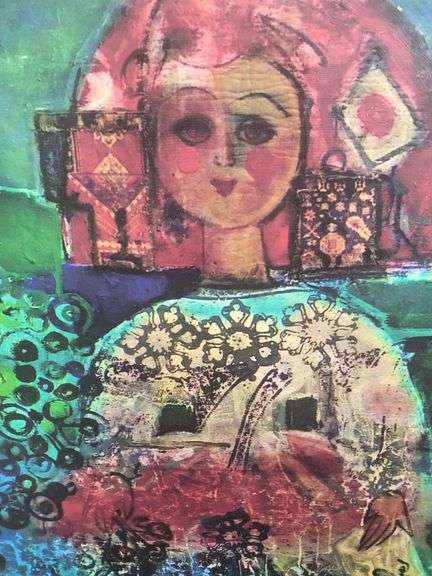 Nasser Ovissi, Rare 1970 Vintage Large Print on Foam Board