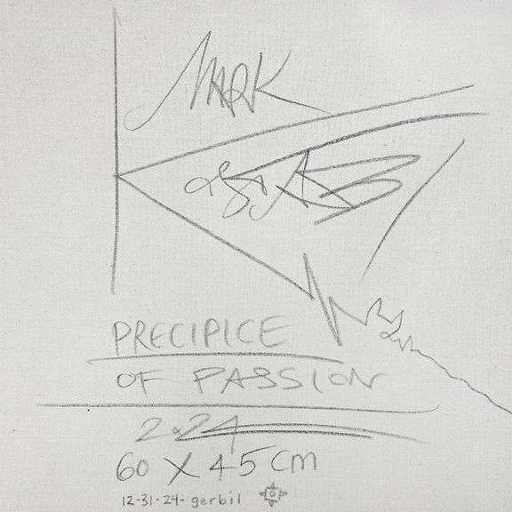"Precippise of Passion" by Mark Kostabi