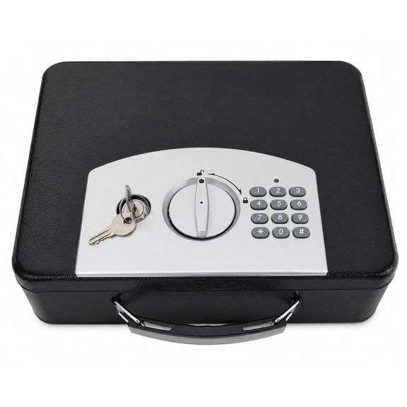 Digital Keypad Security Lock Box Heavy Duty Steel Safe