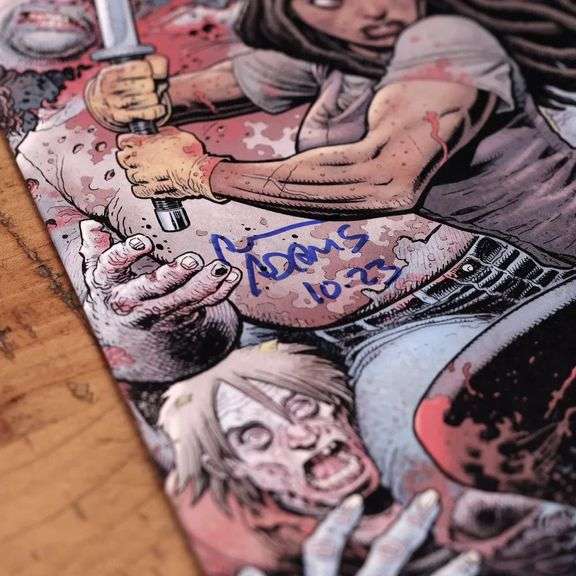 The Walking Dead Comics Issue #157 Signed by Artist Arthur Adams
