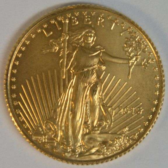 Superb Gem BU 2015 $5 American Gold Eagle coin
