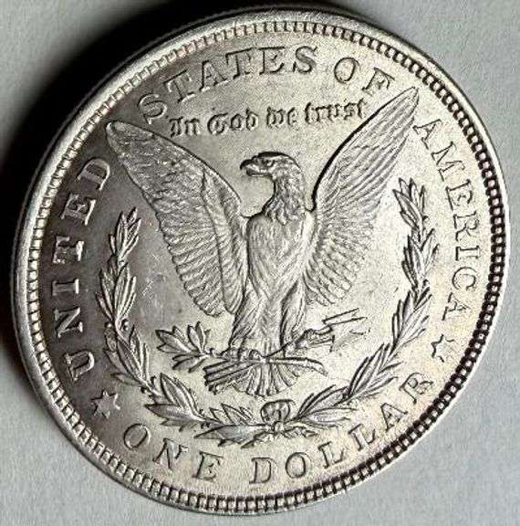 Frosty White Unc 1921 Morgan Dollar