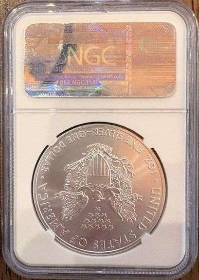 2011 American Silver Eagle 25th Anniversary NGC MS70 Early Releases
