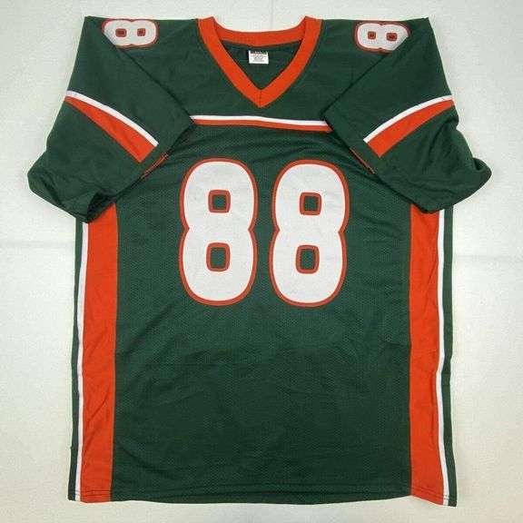 Jeremy Shockey Signed Miami Football Jersey Authenticated