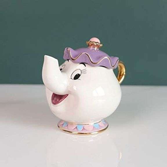 Collectible Beauty and the Beast Mrs. Potts & Chip Teapot Mug Set
