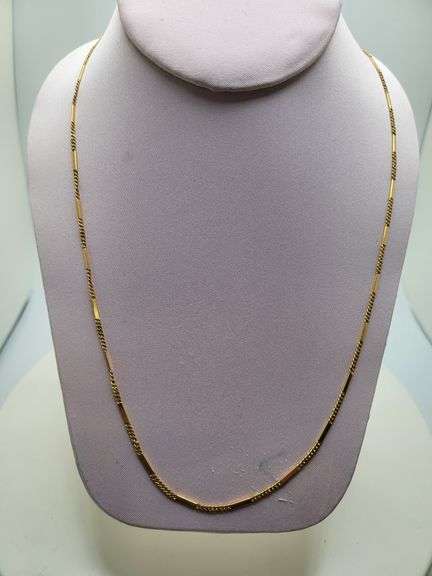 beautiful 18 k Yellow gold Chain necklace