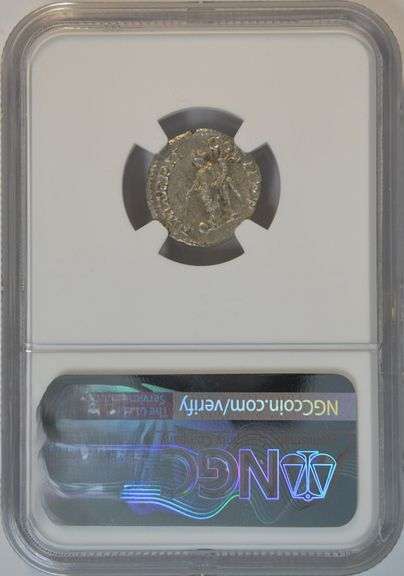 Real Nice Elagabalus Roman Silver Denarius, 218-222 AD. NGC XF