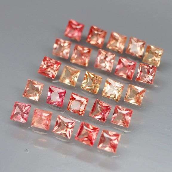 Superb 3.62ct princess cut Songean Sapphire set!
