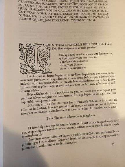 Vintage first edition Rare Salvador Dali Book 'Biblia Sacra' Book Circa 1967, Very Large and Heavy