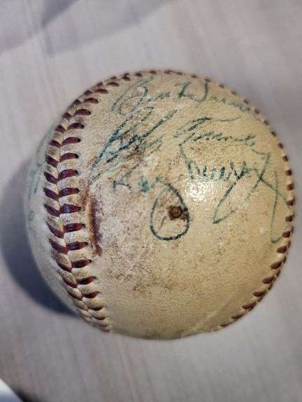 1st Year 1954 Balt Orioles Team Baseball Scarce