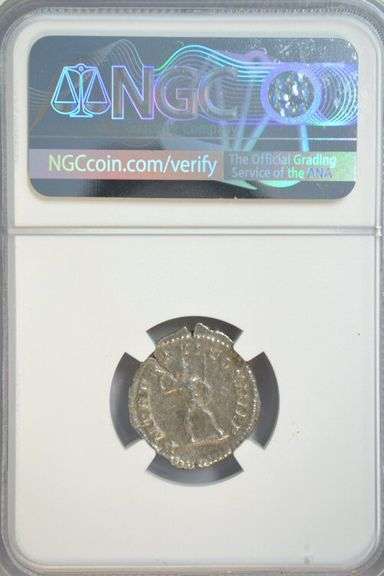 Sharp Roman Silver Denarius Emperor Septimius Severus, 193-211 AD. NGC XF