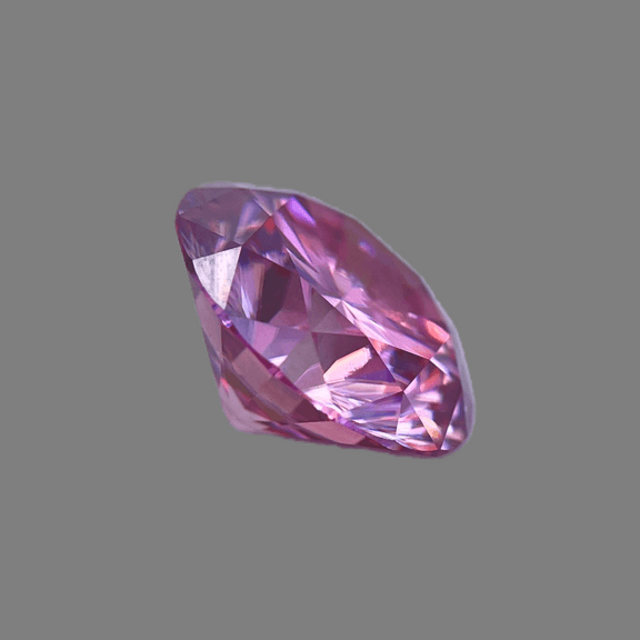Magnificent Large 8 Ct VVS1 VIvid Deep Pink Fire Moissanite Solitaire
