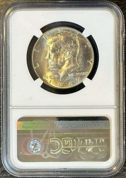 1967 Kennedy Half Dollar NGC MS65 Brilliant Uncirculated Silver Coin