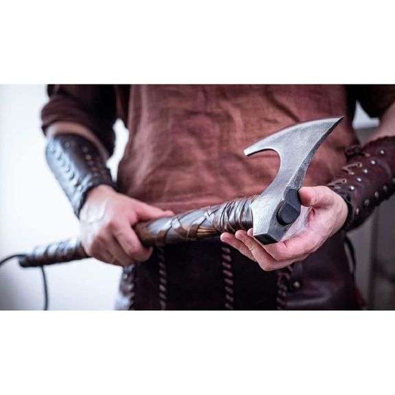 Ragnar Lothbrok Style Viking Battle Axe Carbon Steel