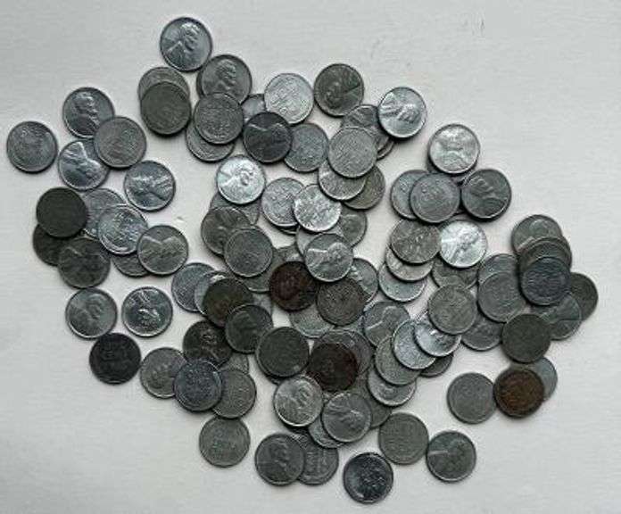 110 1943 P &D Higher Grade Steel Cents