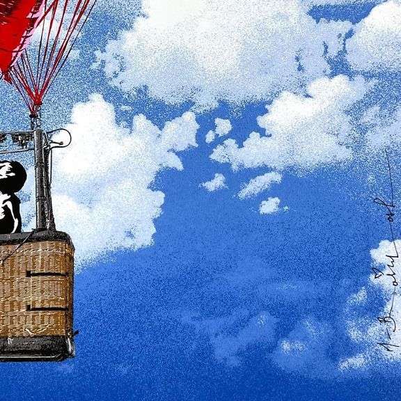 "Love Above All" by Mr. Brainwash