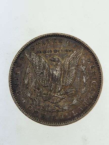 1890-O Morgan Silver Dollar, Toned