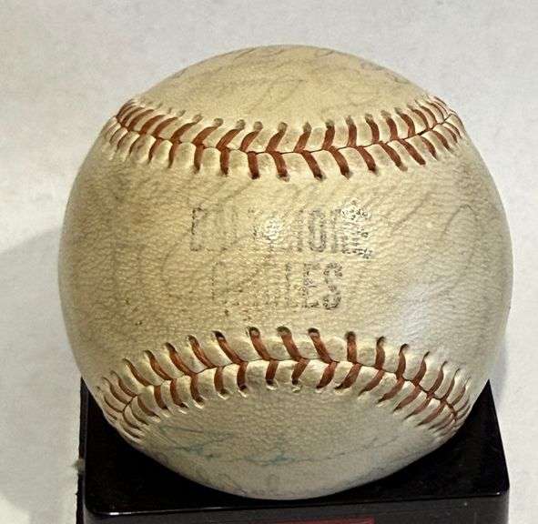 1960's O's signed baseball team