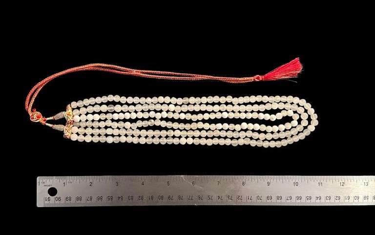 Natural Large 553.5 Cttw Mined From The Earth Luminiscent Moonstone Necklace