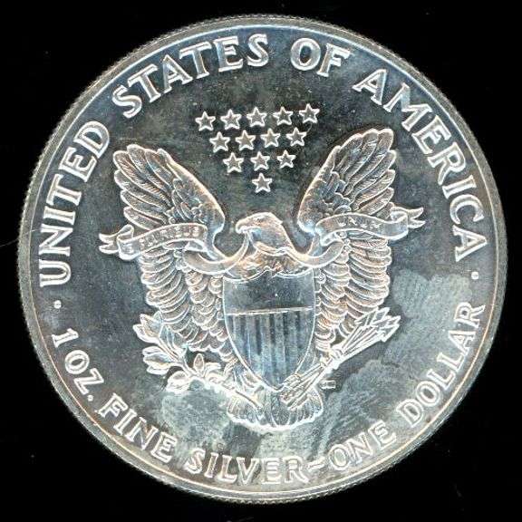 1991 BU 1 Ounce American Silver Eagle