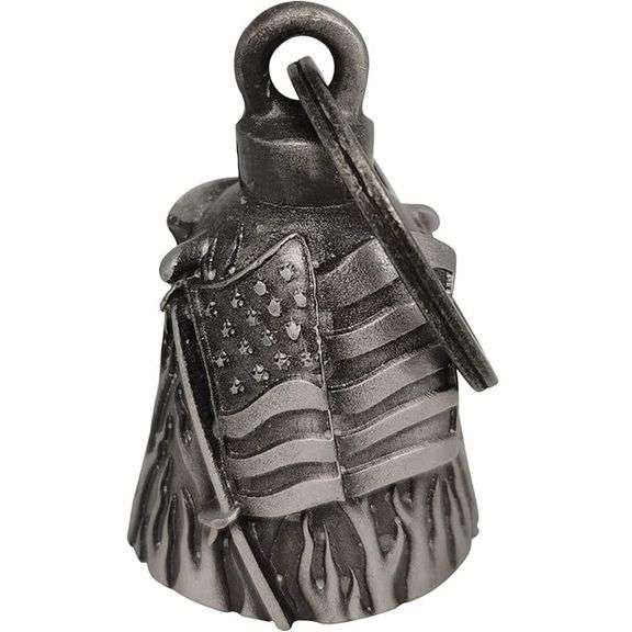 American Flag Ride Bell Metal Bell