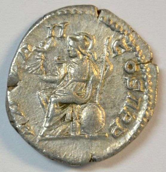 Near Mint Elagabalus Roman Silver Denarius, 218-222 AD