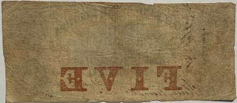 $5 State Bank of South Carolina Charleson March 31 1855 Note.