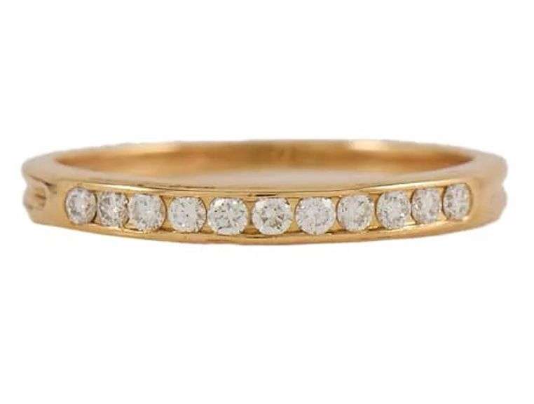 Tiffany & Co. 0.30ctw Diamond Channel Set Band Ring in 18K